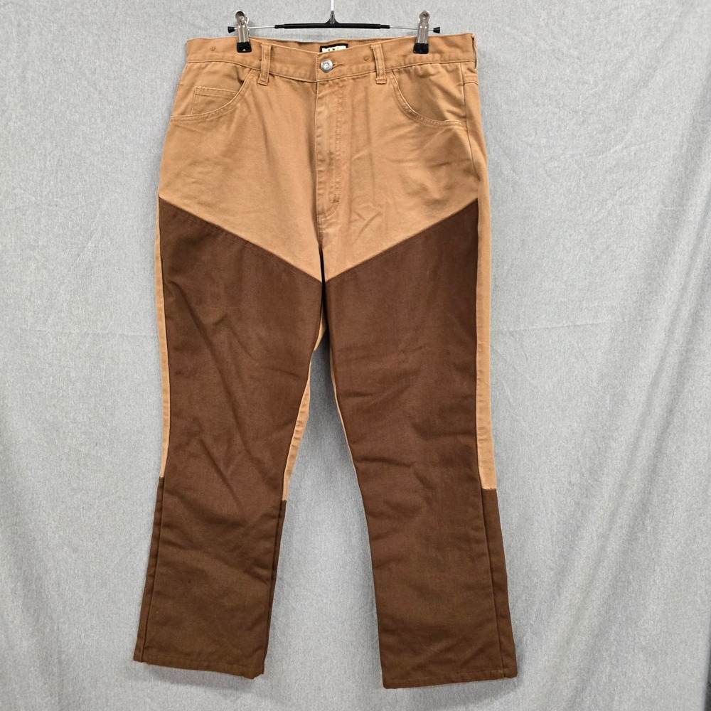 Walls Mens Two Tone Cotton Duck Canvas Brush Guard Work Hunting Pants 36 Medium